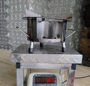 Bếp Củi Cải Tiến Hương Giang Tròn 30cm – Siêu Bền Chống Đen Nồi Có Ống Khói Bệ Đỡ Củi & Hứng Tro 🔥
