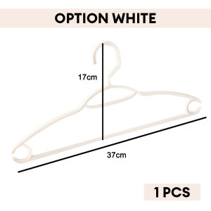 Little Carpenterr Anti Skid Cloth Hanger Clothes Organizer Coat Shirt Skirt Pants Drying Hanger Racks Penyangkut Baju 衣架