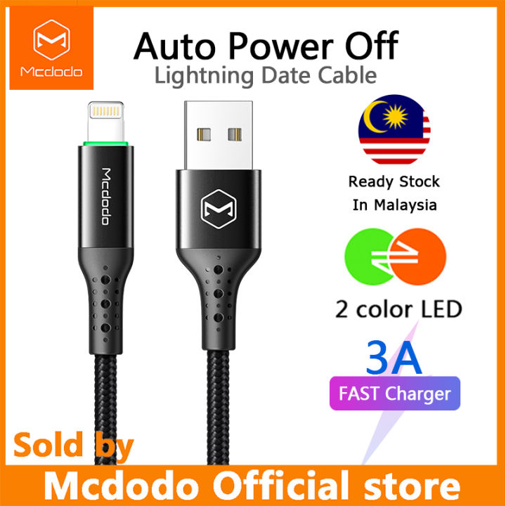 Mcdodo USB Cable 3A for Lightning IPhone 11 Pro Max XS XR X 8 IPad IPod ...