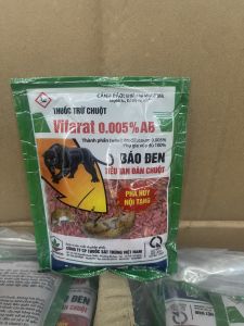 Diệt Chuột-Bả Mồi Hạt Lúa/Thóc-Combo 5 Gói-Vipesco-Gói To Trộn Sẵn-Sử dụng được ngay-An Toàn Sử Dụng