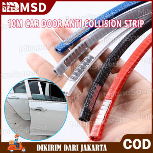 (Dikirim Dari Jakarta) 10 Meter Mobil U Bentuk Pintu Tepi Bumper Strip isolasi suara penyegelan strip kedap suara karet trim Strip Weatherstrip merah Putih