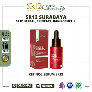[RCI] RETINOL SERUM SR12 / RETINOL 01% / ANTI AGING / MENCEGAH PENUAAN DINI / MENGATASI JERAWAT / MENCERAHKAN KULIT WAJAH