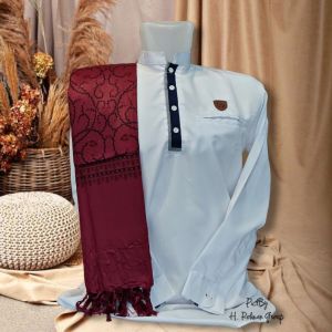 Sorban Khasmiri Motif Kembang Akar Batik Printing