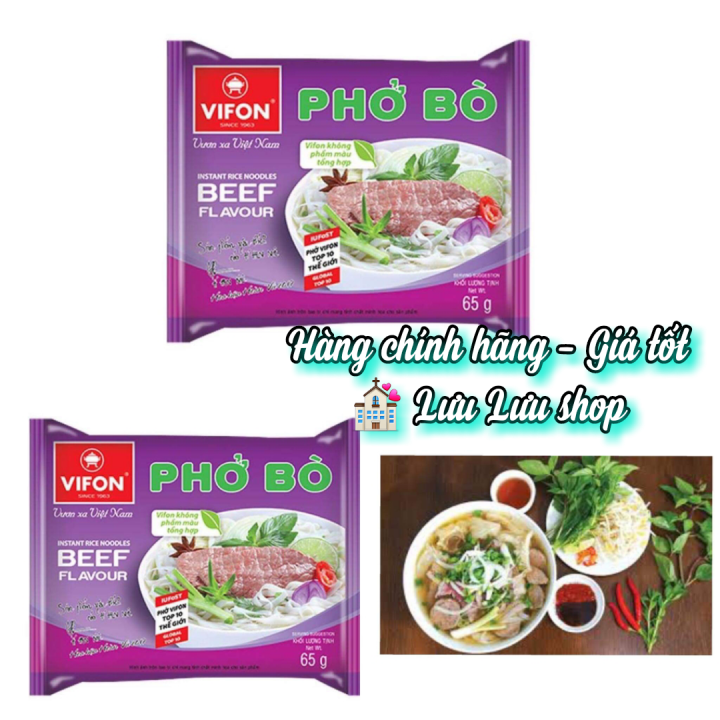 Phở bò Vifon tím gói 65g