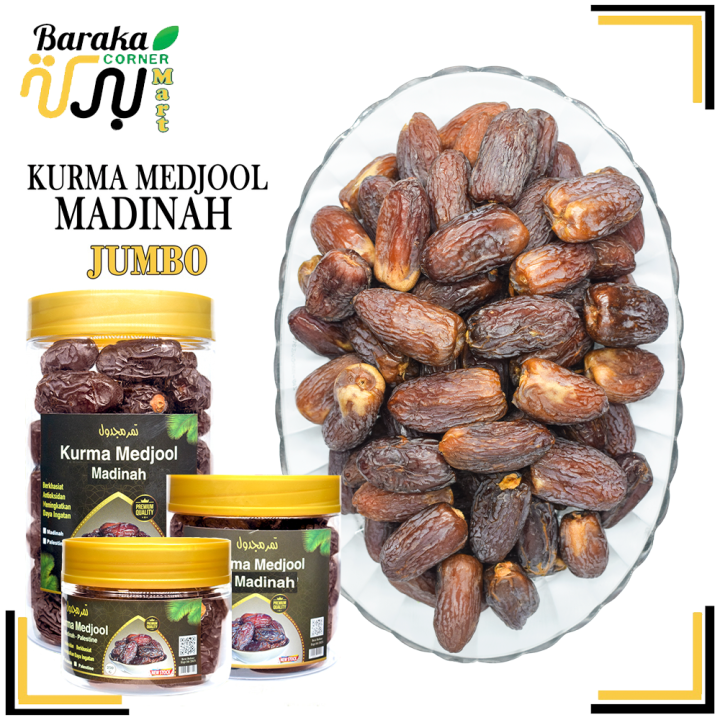 Kurma Medjool Madinah Jumbo Medjoul Dates Saudi Arabia Fresh Stock 500g ...