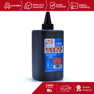 NEVIS The pen can be used to write with a large volume of black filling liquid of 500ml. Marker blotting pens absorb ink.