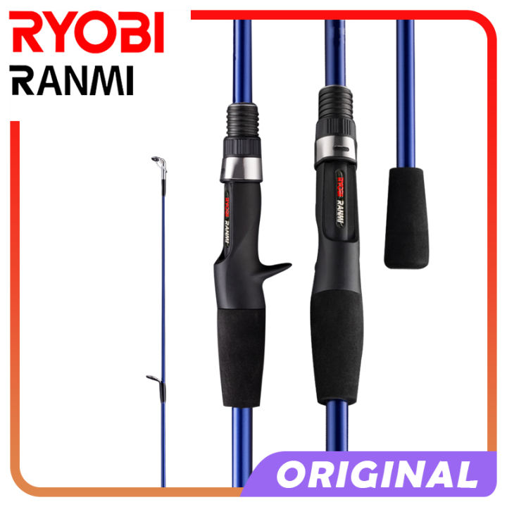 RYOBI RANMI Portable Travel Fishing Rod 1.8m 2.1m 30T High Carbon