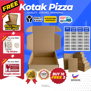 A4 A5 Gift Packaging Box Kotak Hadiah Pizza Box big small Packing Box Courier Box Mailer box