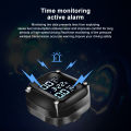 EKLEVA Motorcycle TPMS Motor Tire Pressure Monitor System Tyre Temperature Monitoring Alarm System USB Charging Motos with 2 Sensors. 