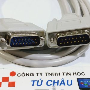 Cáp hai đầu Kim Com 15 (DB15M) dài 1.5m / Cáp 2 đầu Com 15 Kim (DB15M to DB15M)