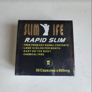 SLIM LIFE RAPID SLIM MEN/WOMEN BEST SLIMMING PILLS IN THE WORLD MADE IN JAPAN 30 CAPSULES/BOX