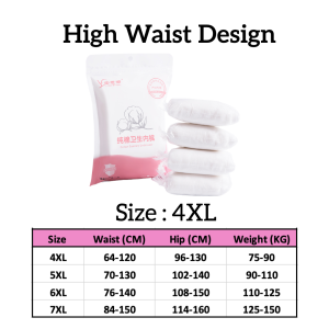Extra Large Size 4XL-7XL Disposable Underwear up to 150KG