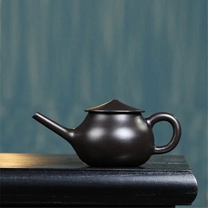 Ấm Tử Sa Nghi Hưng Lão Ngư 160 ml (Hắc Chu Nê)