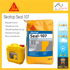 SikaTop®-107 Seal VN Chính hãng. Vữa chống thấm và bảo vệ đàn hồi. (bộ 25kg)