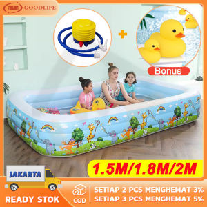 (dalam Stok)kolam renang/kolam mandi anak/Renang Anak Mandi Bola Kolam Karet Ocean Pool/kolam renang jumbo/kolam renang anak free pompa/kolam renang anak anak jumbo 2 meter gratis pompa/kolam renang jumbo/kolam renang bayi/pompa kolam renang anak