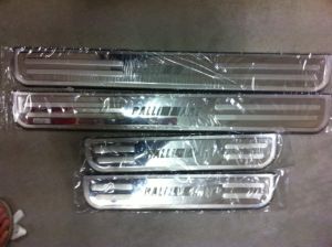 Mitsubishi Asx Attrage Lancer Inspira Outlander Pajero Triton Ralliart Stainless Steel Led Side Step Side Sill Plate