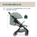 Xe đẩy du lịch Chicco Aero We - Màu ghi yến mạch/ Màu xanh matcha. 