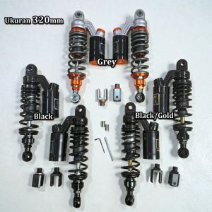 Shockbreaker Tabung Atas Double Click Samping 280mm 320mm 340mm Matic Bebek CLICK VARIASI SHOCK BREAKER DOUBLE SHOCK ABSORDER ORIGINAL BBOY SHOCK TABUNG ATAS FREE ANTING KUNING SUPRA REVO BLADE JUPITER VEGA F1ZR SHOGUN SMASH NMAX AEROX PCX LEXI FREEGO