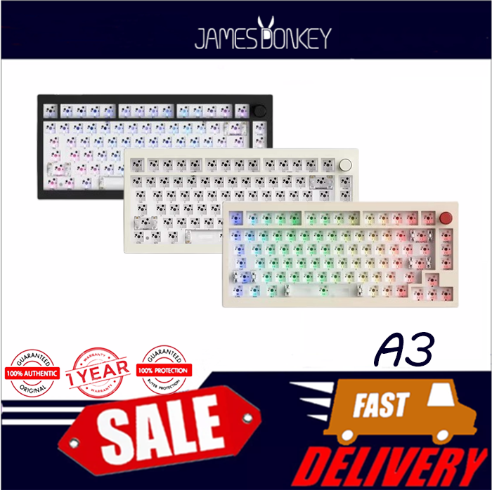 James Donkey A3 Wireless Mechanical Keyboard Kit | Lazada Singapore