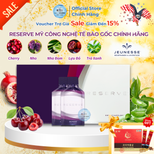 Combo Reserve & Cunique Jeunesse Mỹ - Hộp 30 Gói Cải Thiện Hệ Thống Tiêu Hóa Hấp Thu Dinh Dưỡng