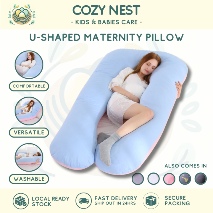 SG SHIP] Ultimate Comfort U-Shaped Maternity Pillow, Versatile