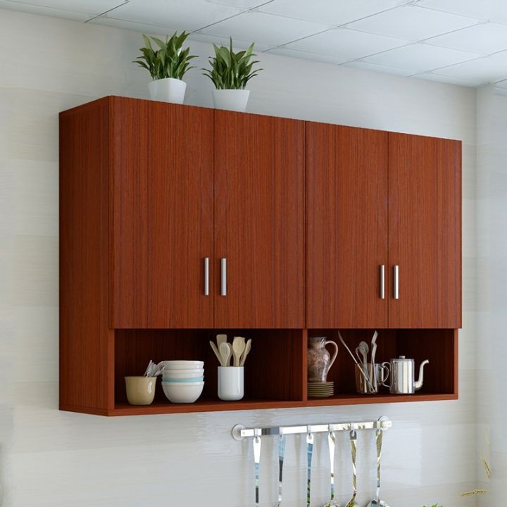 Hanging Kitchen Wooden Wall Mount Cupboard Organizer