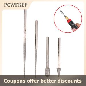 【CANAMEK】 3MM Shank Grinding Head Grinding Needle Bit Burr Mini Drill For Metal Engraving Drilling Carving Tool