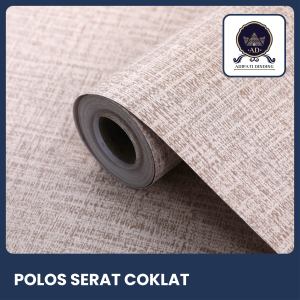 Adipatidinding - Wallpaper Dinding Motif Polos Serat Coklat Ukuran 45 Cm x 10 Meter Wallpaper Stiker Dinding Motif Polos Serat Coklat Wallstiker Motif Polos Serat Coklat Dekorasi Dinding Dekorasi Rumah Dekorasi Ruang Tamu Dekorasi Kamar Tidur