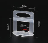 คลิปปรับระดับกระเบื้อง ไม่ลดสเปค ไม่ลดจำนวนสินค้า (ร้านนี้รับประกันบรรจุสินค้าครบ100+ชิ้น/ต่อถุง)สินค้ามาตราฐานงานก่อสร้างไทย แพ็ค1ถุง10ถุง100ถุงใช้วัสดุคุณภาพดี*ขนาด0.35-3.00mm ออกแบบใหม่ตัวปรับระดับกระเบื้องอุปกรณ์ปรับระดับกระเบื้องกิ๊บล็อคกระเบื้อง