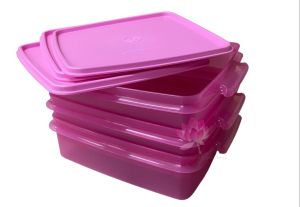 Tupperware Set: 3 Set Square Box 51012