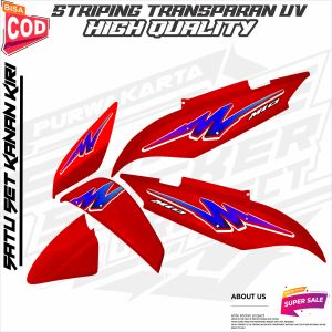 STRIPING VARIASI TRANSPARAN YAMAHA MIO J STICKER VARIASI SIMPLE VIRAL TERBARU KEREN