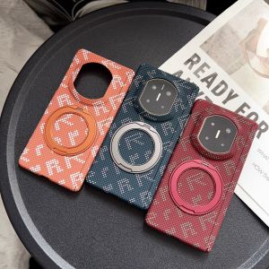 0930[Local Stock] Christmas Halloween Carbon Fiber Texture magneticed Business Case For Huawei Mate X7 X6 X5 X3 360°Rotating Bracket Anti-Drop Plating Protect Cover h261009