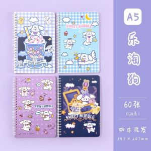 Buku Tulis Sekolah NOTEBOOK A5 Isi 60 Lembar Diary Notebook Viral Kuromi Cinnamoroll