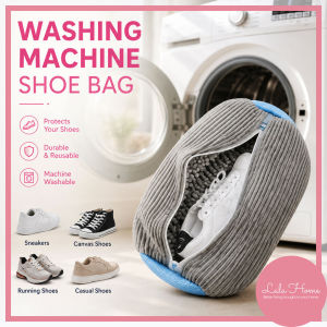 Reusable Shoe Laundry Bag Washing Machine Shoe Cleaning Bag Beg Dobi Kasut Mesin Basuh Berzip 洗鞋袋