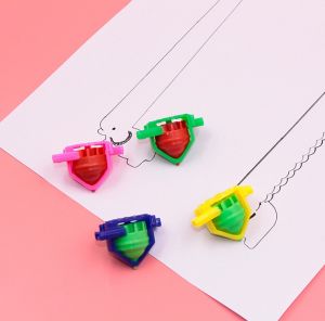 【Free Shipping】Spinning Top Novelty Whistle Gyro Toys Blowing Rotation Stress Relief Desktop Spinning Top Toys Kids Gift Classic Toy