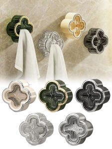 Self Adhesive Towel Plug Holder Wall Mounted Bathroom Towel Hooks Storage Rack Waterproof Kitchen Rag Dish Cloth Organizer Clips