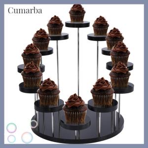[Cumarba] Cupcake Stand Acrylic Display Stand For jewelry Cake Dessert Rack Party Decor