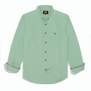Long-Sleeved Shirt Sage Green | Kemeja Polos Sage Green Pria | Kemeja Lengan panjang Sage Premium
