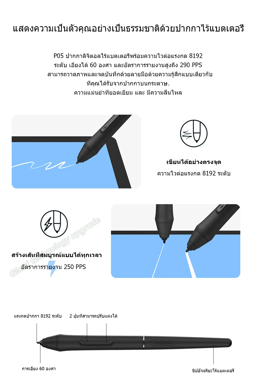 VEIKK Studio VK2200 Pro ปากกามอนิเตอร์กราฟฟิค Ips 8192 21.5 นิ้ว ปรับได้ สําหรับวาดภาพ แท็บเล็ต