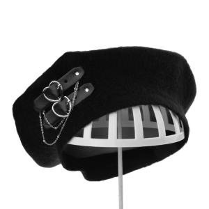 Thời trang nữ Hoạ Tiết Buckle trái tim JK hat Nhật Bản Mũ Nồi Beret Mũ thoáng khí Beret cô gái LADY NGỌT NGÀO mát mẻ nữ