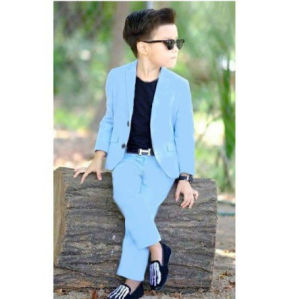 Jas Anak Laki Laki Baju Semi Formal Korea Anak Cowok Usia 1 - 8 Tahun Setelan Blazer 2in1