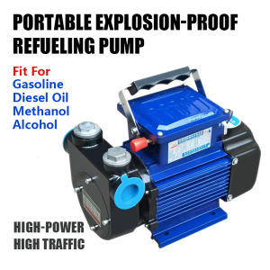 220V 60Hz Self Priming Fuel Transfer Pump Large Flow Gasoline Diesel Electric Transfer Explosion Proof Pump