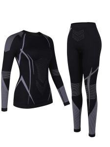 CHARMO Thermal Underwear 2 Piece Set for Women Ski Base Layer for Cold Weather Thermal Long John