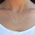 027 Kalung Custom Liontin Nama Font Tanda Tangan Bisa Buat Nama Sendiri Lapis Emas 24k Anti Karat. 