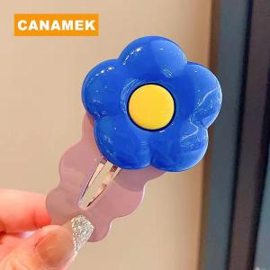 【CANAMEK】 Girls bangs clip Korean version of the baby hair accessories headdress girls hair card does not hurt the hair flower hair clip