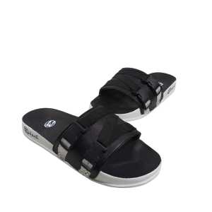 ALFA-SILANG SANDAL SLIDE SANDAL SLOP SANDAL CASUAL PRIA WANITA KOREAN STYLE SOL PUTIH PVC