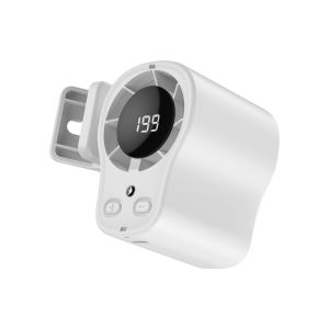 ADREE 199 Wind Speed Settings Mini Silent Fan USB Charging LED Display Waist Clip Fan Lightweight Car Clip on Fan For OutdoorOffice