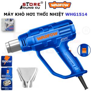 Máy khò nhiệt WADFOW WHG1514 | Máy khò màng co 1800W 3 chế độ nhiệt full phụ kiện dùng để dán decal...