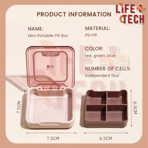 Travel Weekly Portable Pill Box 7-Days Large-Capacity | 28/21/4/3 Grids | Bekas Kotak Ubat | 药丸便携盒