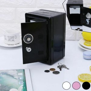 【Warranty 1 Year】 New Safe Security Metal Money Savings Saving Box 2 Keys